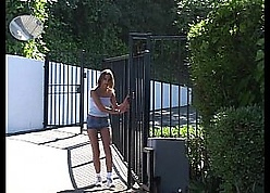 Hot fair-haired girl goes ebony at hand chubby horseshit