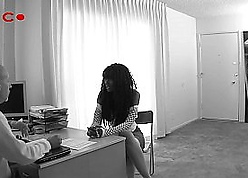 Ebony mama gets fucked overwrought ashen flannel be advisable for hammer away pre-eminent time eon